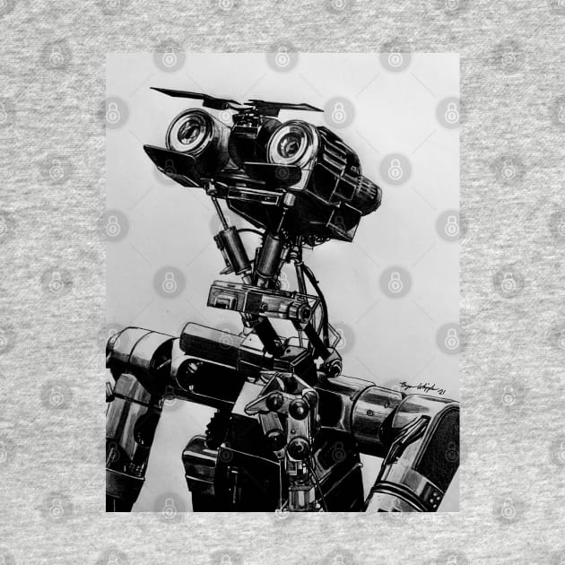 Johnny 5 Short Circuit 1988 by BryanWhipple